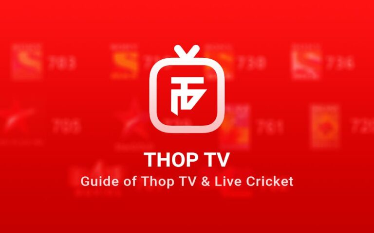 ThopTV Live Cricket Channels Worldwide & APK Download FREE