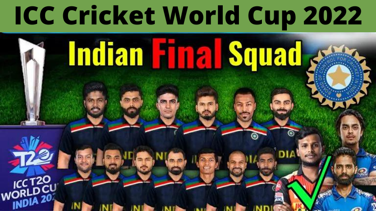 India Team Squad For ICC T20 World Cup 2022 – (Officially Confirmed)